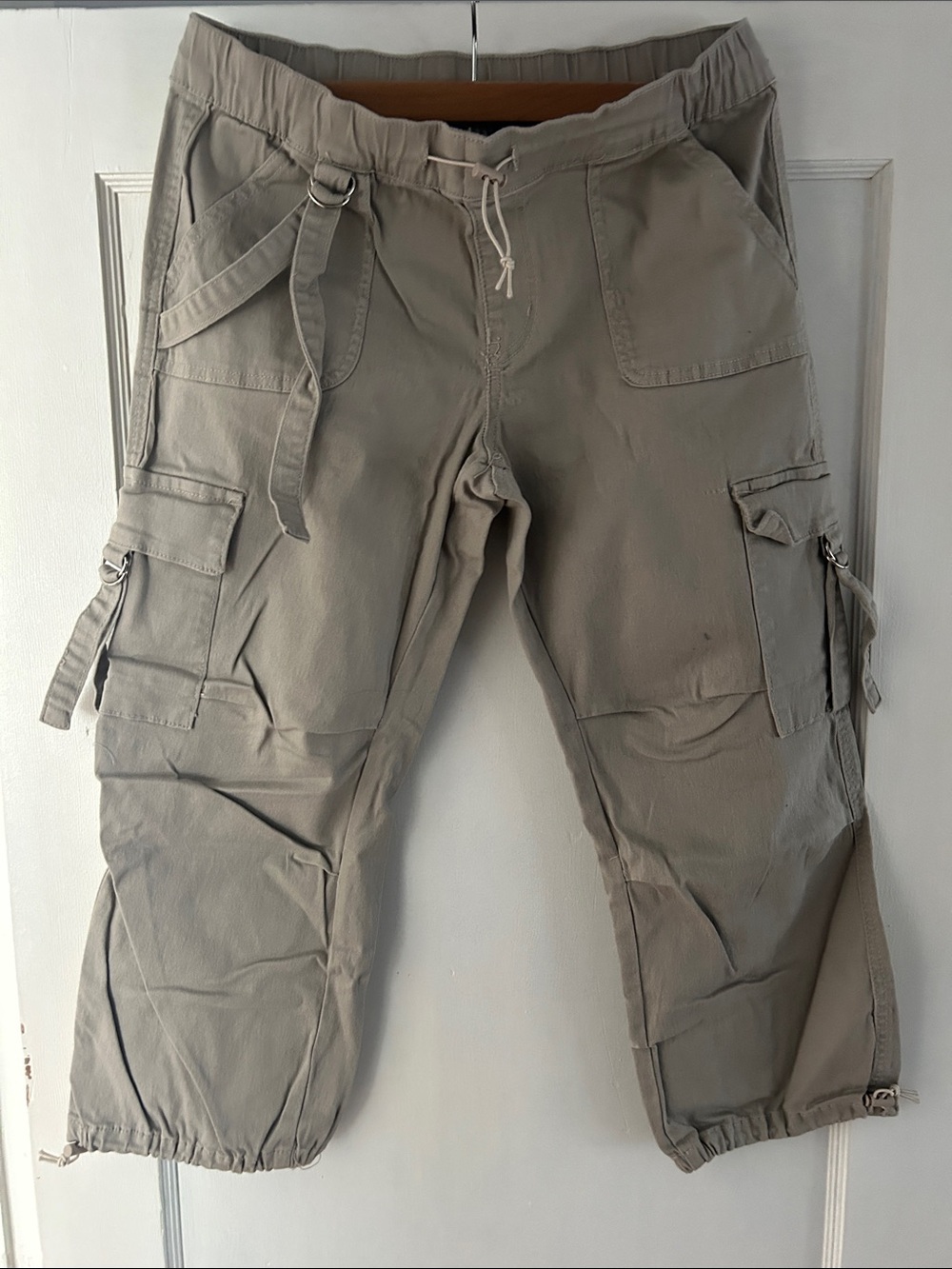 V.I.P. Casual Cargo Jogger Pants - Light Olive